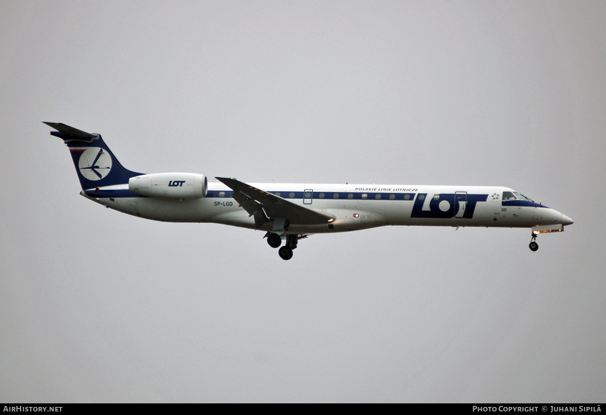 Aircraft Photo of SP-LGD | Embraer ERJ-145MP (EMB-145MP) | LOT Polish Airlines - Polskie Linie Lotnicze | AirHistory.net #128260