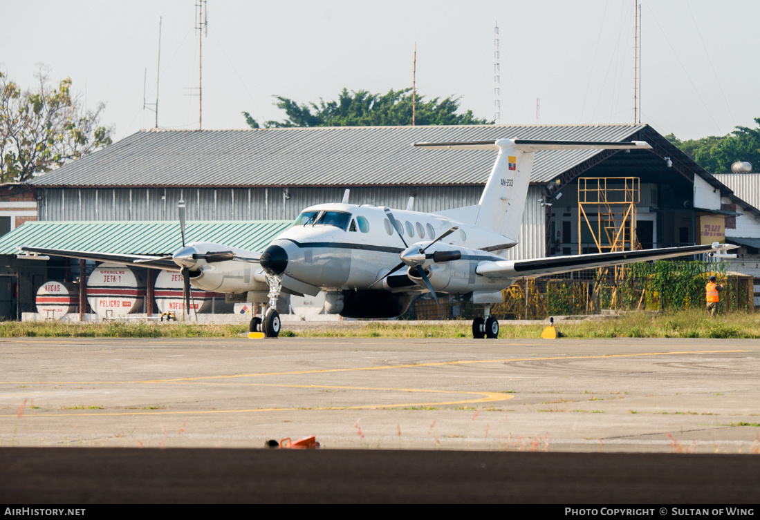 Aircraft Photo of AN-233 | Beech 200 Super King Air | Ecuador - Navy | AirHistory.net #128292