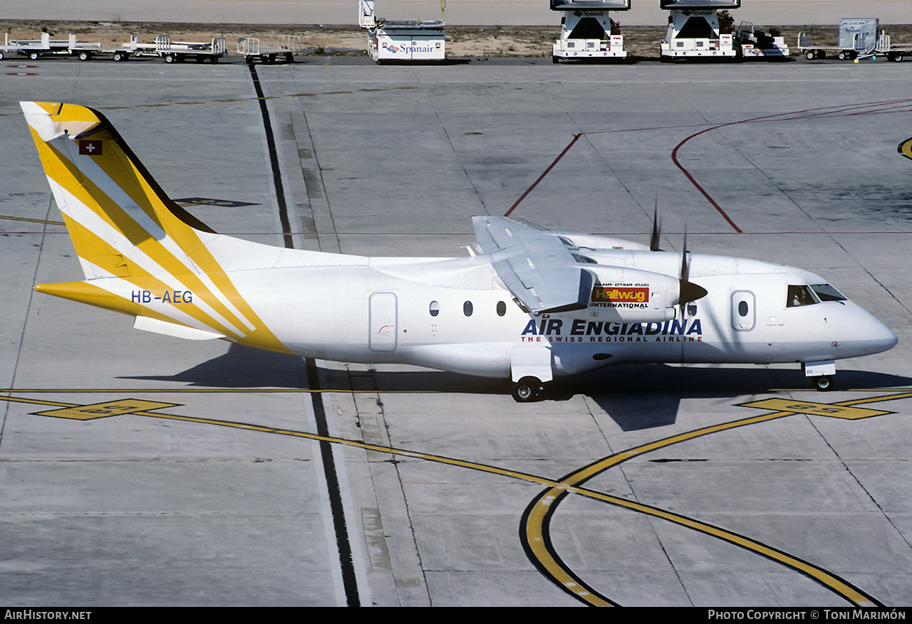 Aircraft Photo of HB-AEG | Dornier 328-110 | Air Engiadina | AirHistory.net #128329