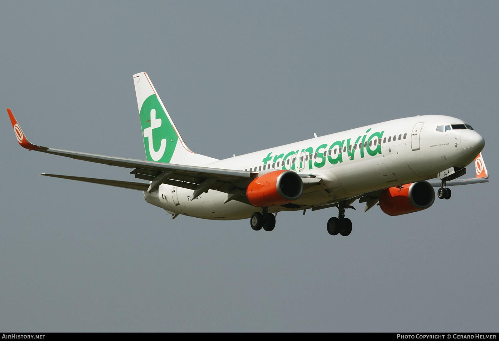 Aircraft Photo of PH-GUX | Boeing 737-8EH | Transavia | AirHistory.net #128333