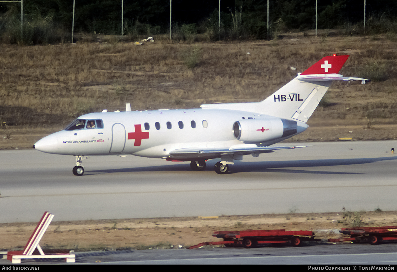 Aircraft Photo of HB-VIL | British Aerospace BAe-125-800B | REGA - Swiss Air Ambulance | AirHistory.net #128341