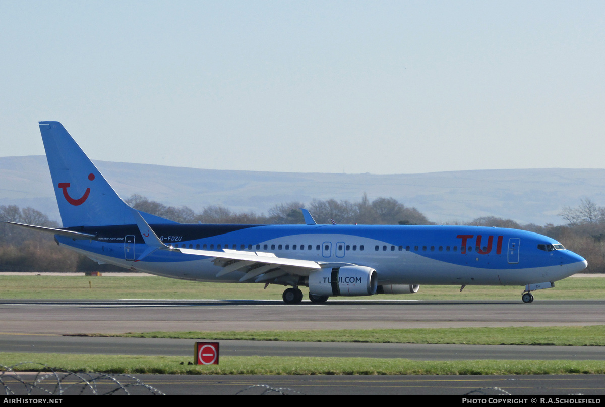 Aircraft Photo of G-FDZU | Boeing 737-8K5 | TUI | AirHistory.net #128357