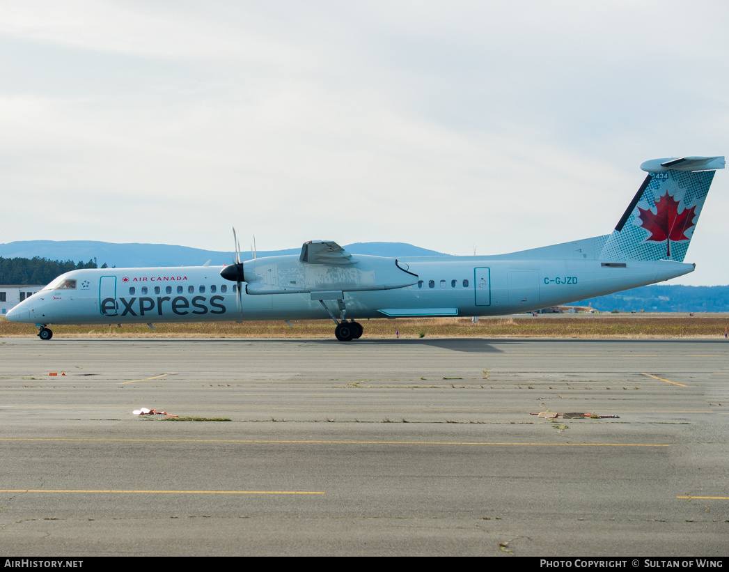 Aircraft Photo of C-GJZD | Bombardier DHC-8-402 Dash 8 | Air Canada Express | AirHistory.net #128430