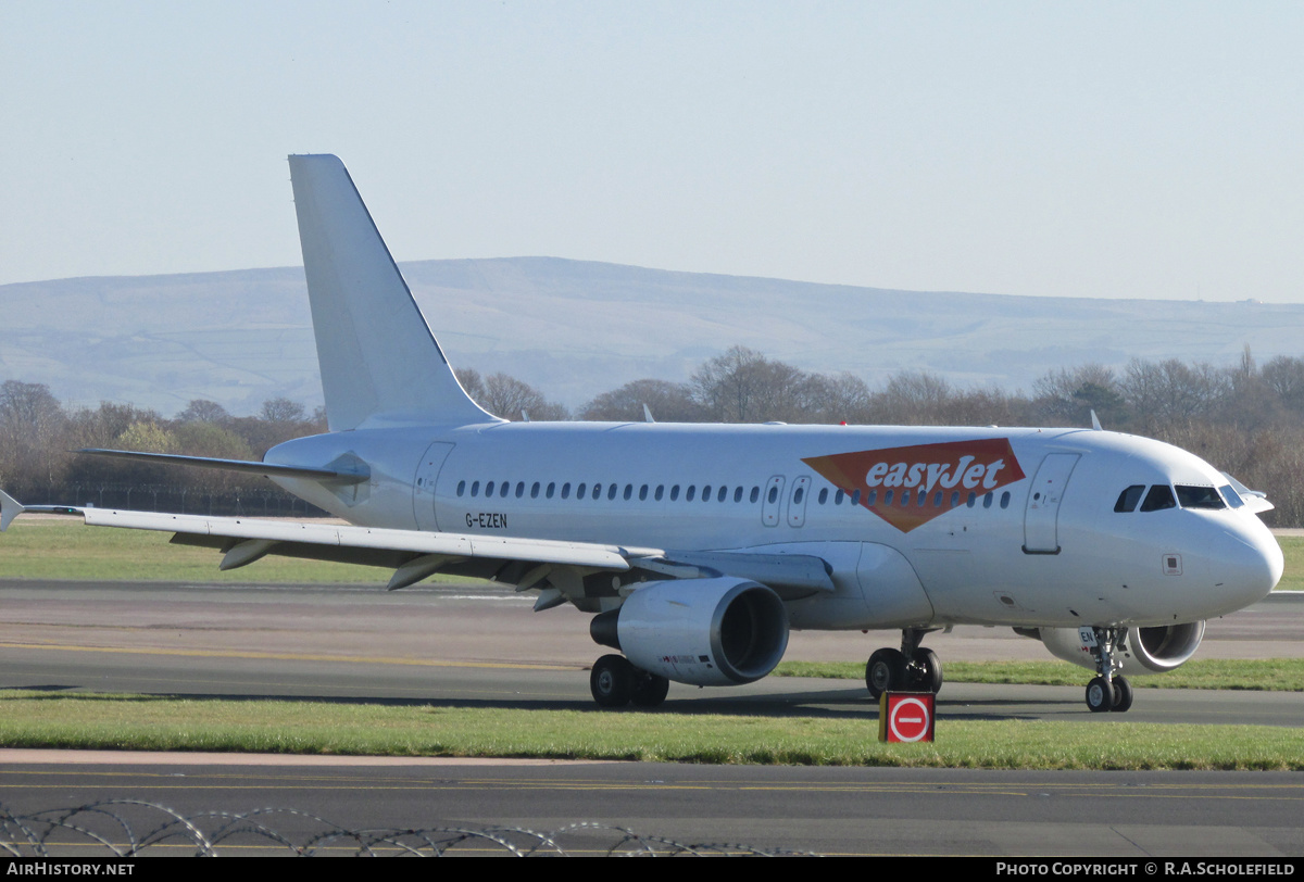 Aircraft Photo of G-EZEN | Airbus A319-111 | EasyJet | AirHistory.net #128476