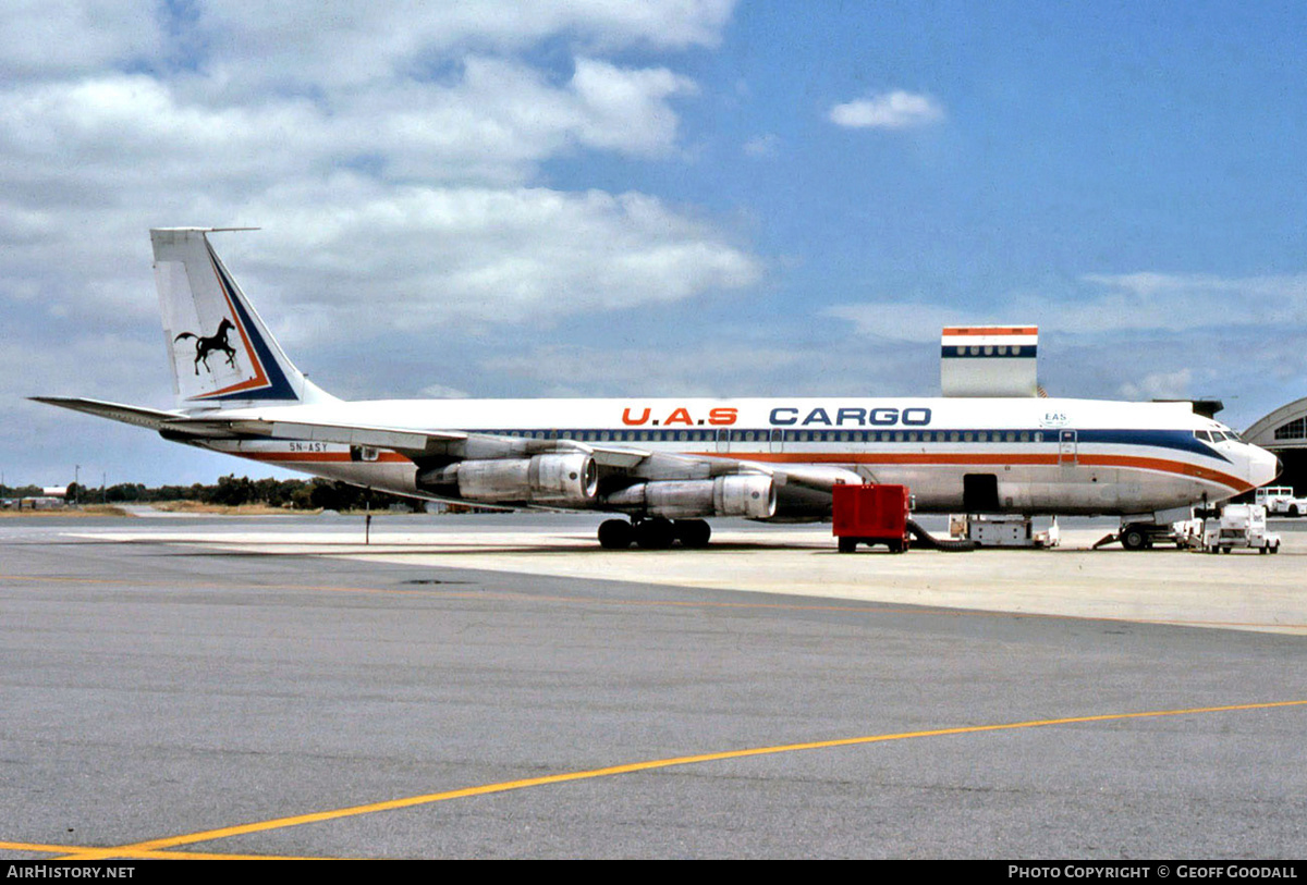 Aircraft Photo of 5N-ASY | Boeing 707-351C | UAS Cargo | AirHistory.net #128489