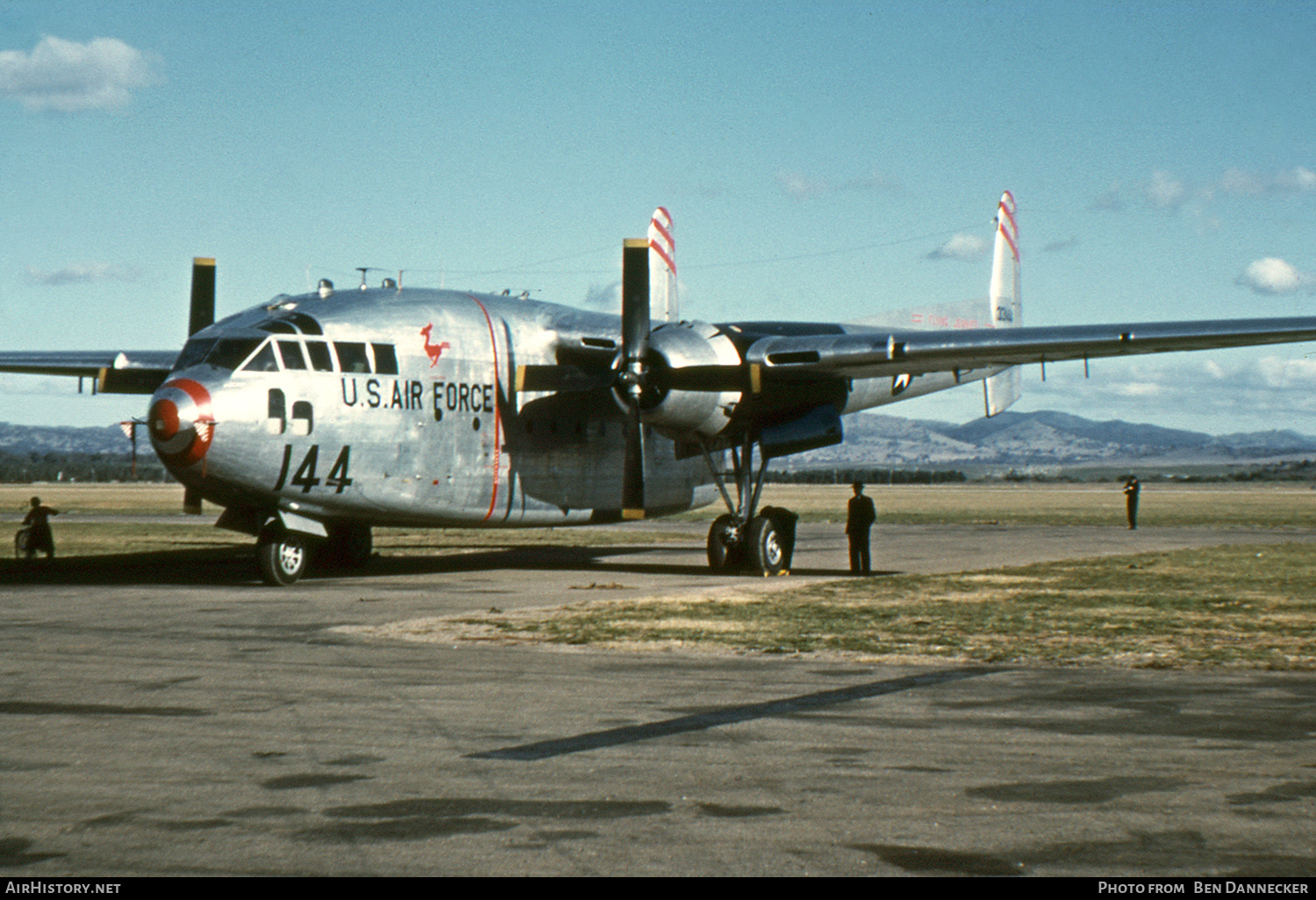 Aircraft Photo of 53-3144 / 33144 | Fairchild C-119G Flying Boxcar | USA - Air Force | AirHistory.net #128520
