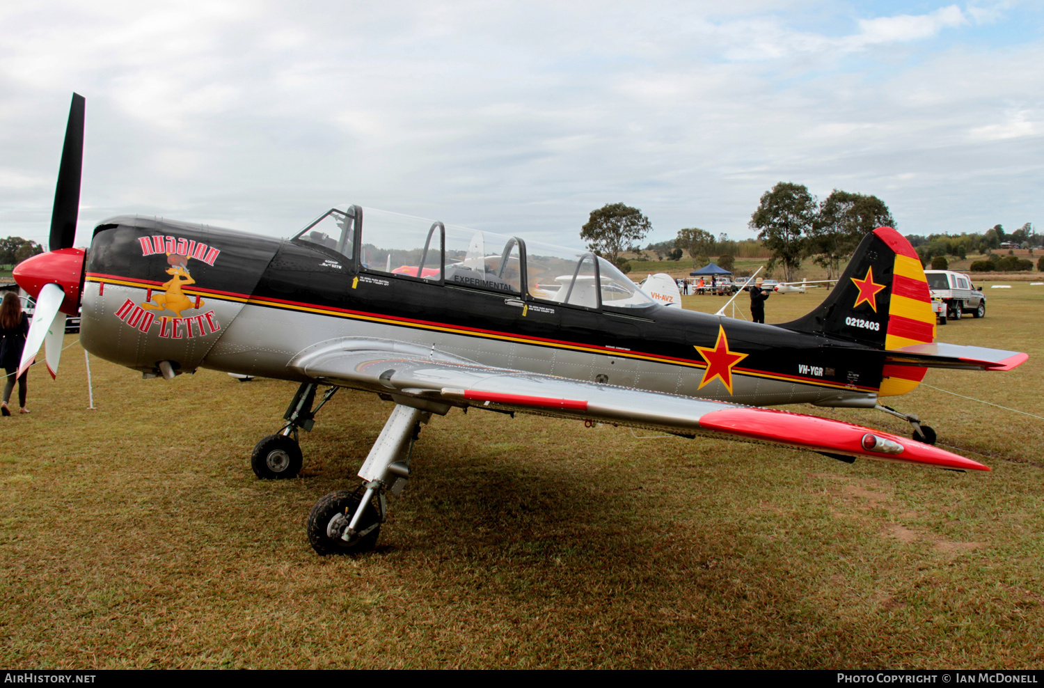 Aircraft Photo of VH-YGR | Yakovlev Yak-52TW | Soviet Union - Air Force | AirHistory.net #128526