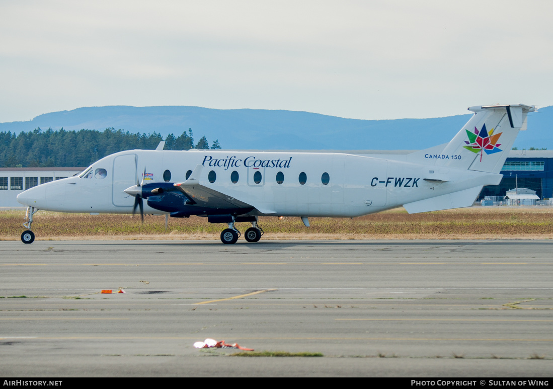 Aircraft Photo of C-FWZK | Beech 1900D | Pacific Coastal Airlines | AirHistory.net #128532