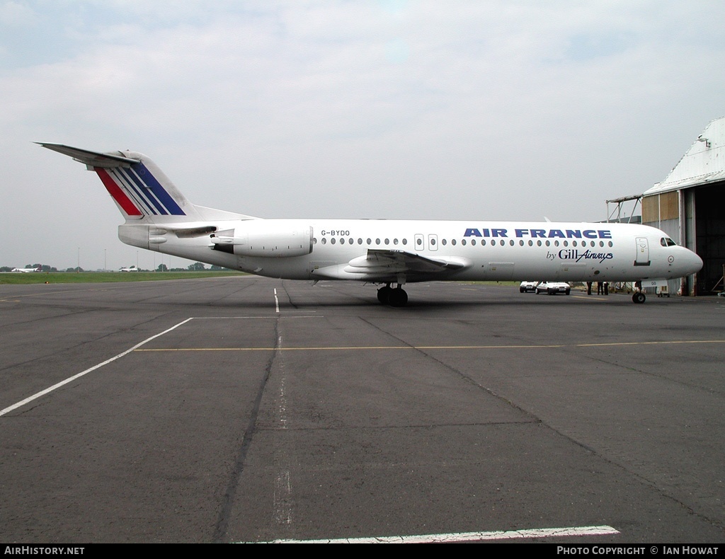 Aircraft Photo of G-BYDO | Fokker 100 (F28-0100) | Air France | AirHistory.net #128549