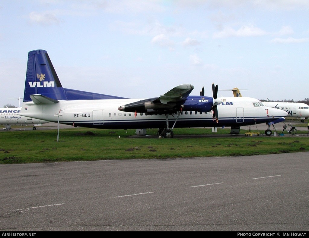 Aircraft Photo of EC-GDD | Fokker 50 | VLM Airlines | AirHistory.net #128552