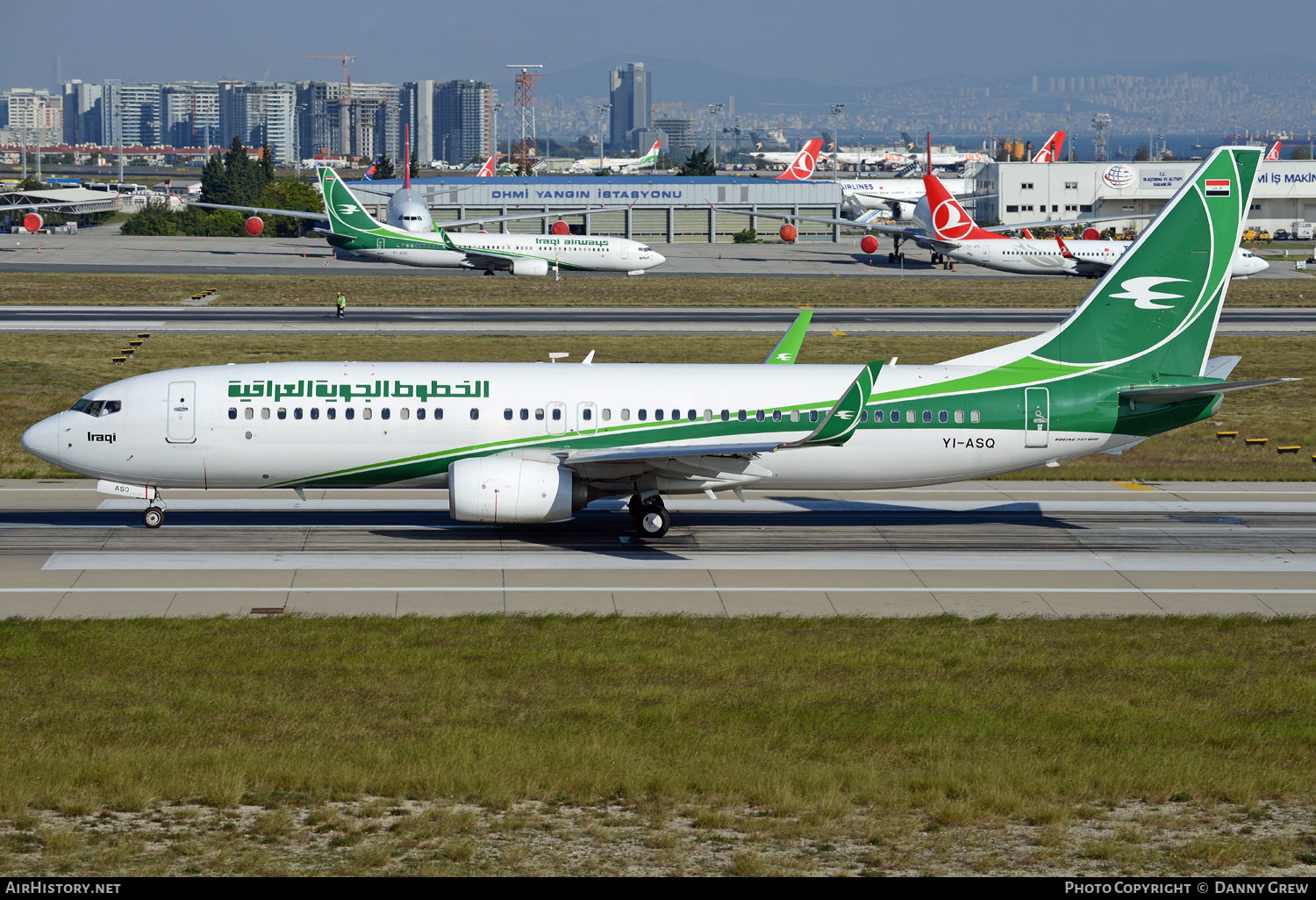 Aircraft Photo of YI-ASQ | Boeing 737-81Z | Iraqi Airways | AirHistory.net #128561