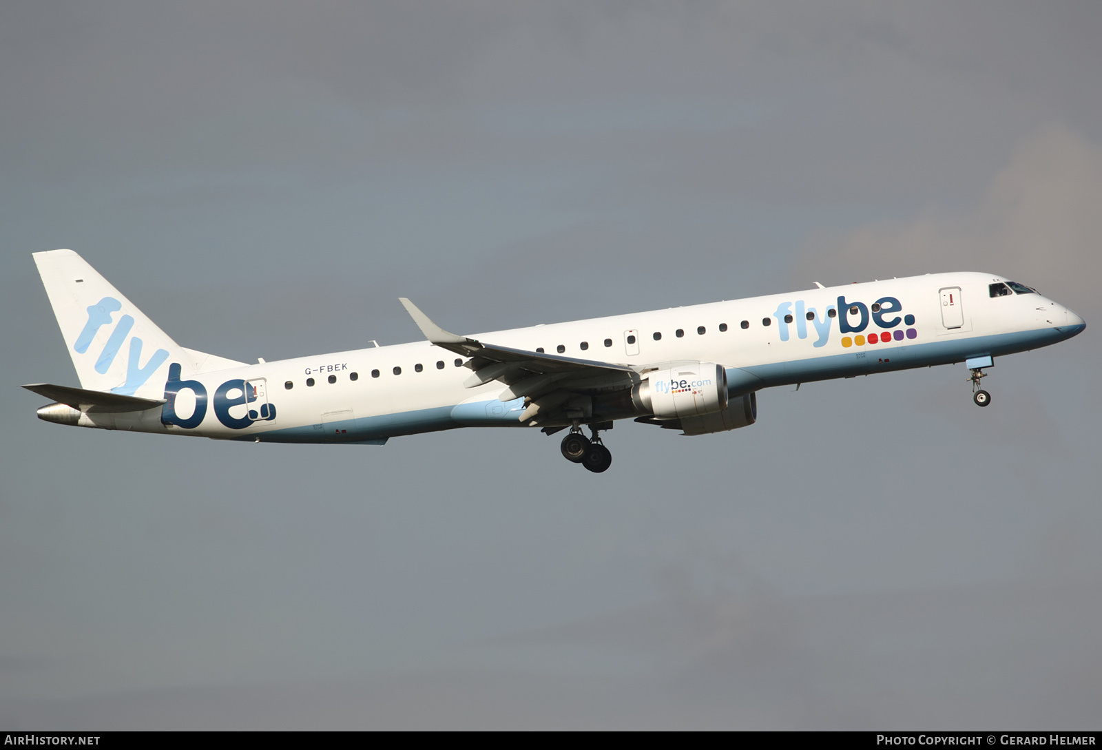 Aircraft Photo of G-FBEK | Embraer 195LR (ERJ-190-200LR) | Flybe | AirHistory.net #128577