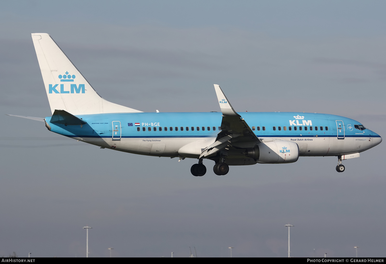 Aircraft Photo of PH-BGE | Boeing 737-7K2 | KLM - Royal Dutch Airlines | AirHistory.net #128585