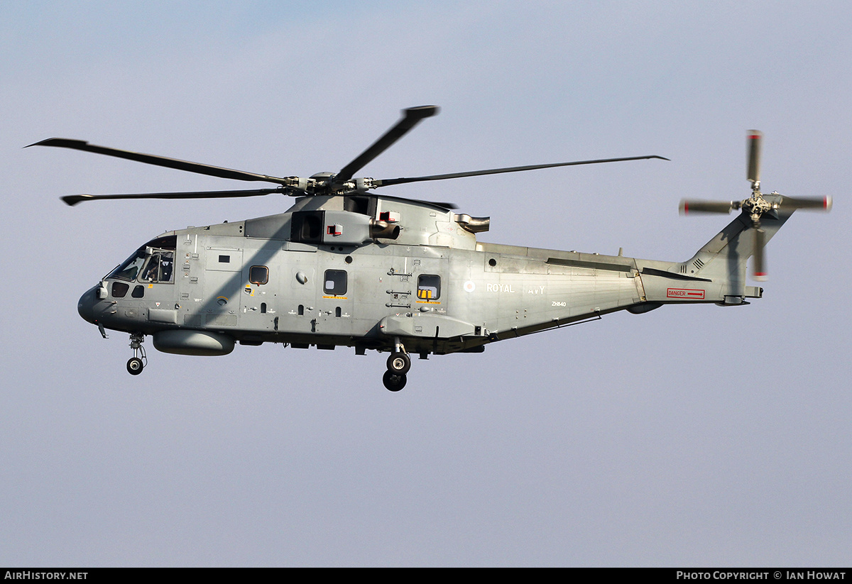 Aircraft Photo of ZH840 | EHI EH101-111 Merlin HM2 | UK - Navy | AirHistory.net #128589