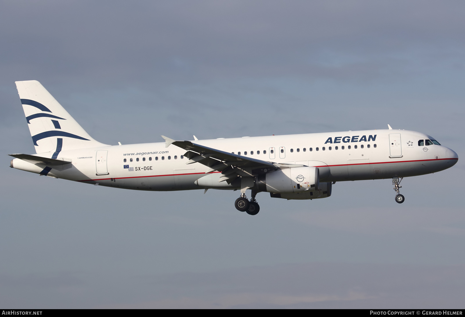 Aircraft Photo of SX-DGE | Airbus A320-232 | Aegean Airlines | AirHistory.net #128599