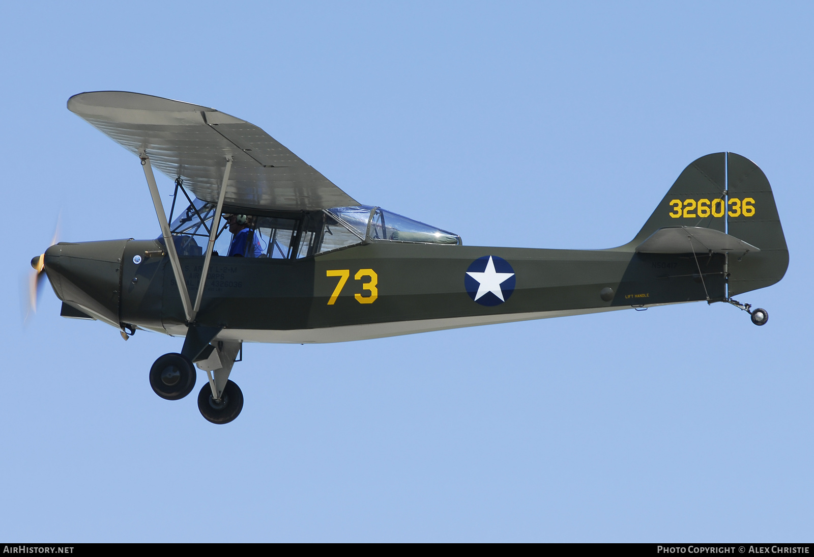 Aircraft Photo of N50417 / 326036 | Taylorcraft DCO-65 | USA - Army | AirHistory.net #128609