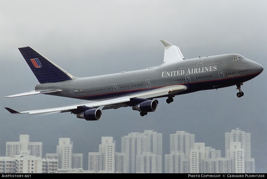 Aircraft Photo of N196UA | Boeing 747-422 | United Airlines | AirHistory.net #128614