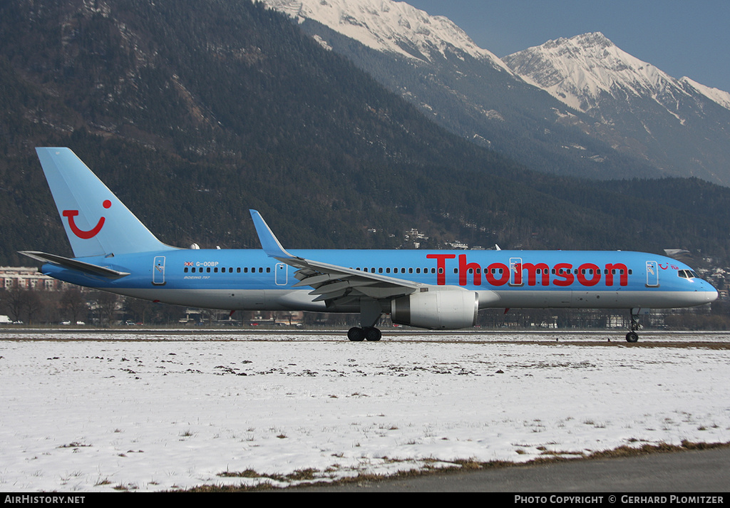 Aircraft Photo of G-OOBP | Boeing 757-2G5 | Thomson Airways | AirHistory.net #128616