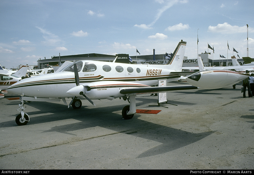 Aircraft Photo of N8661K | Cessna 340A III | AirHistory.net #128627