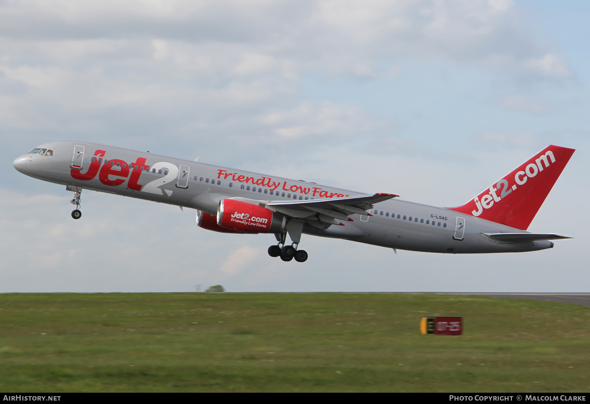 Aircraft Photo of G-LSAG | Boeing 757-21B | Jet2 | AirHistory.net #128688