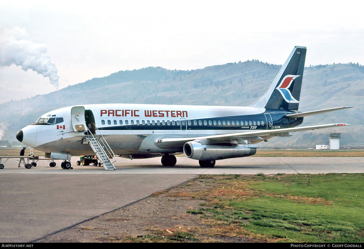 Aircraft Photo of C-GEPW | Boeing 737-275 | Pacific Western Airlines | AirHistory.net #128735