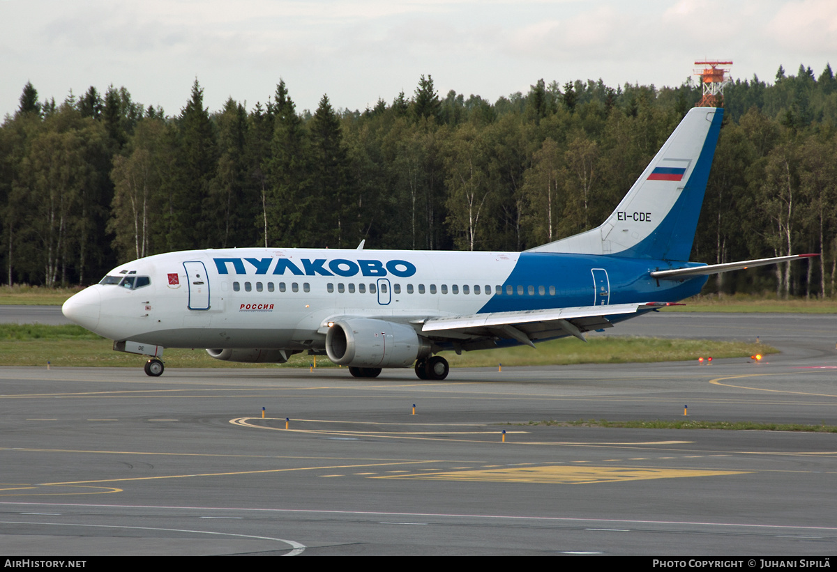 Aircraft Photo of EI-CDE | Boeing 737-548 | Pulkovo Airlines | AirHistory.net #128823