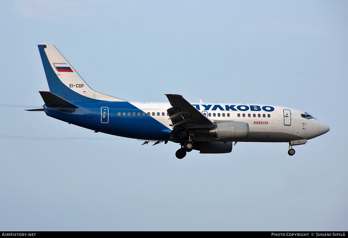 Aircraft Photo of EI-CDF | Boeing 737-548 | Pulkovo Airlines | AirHistory.net #128827