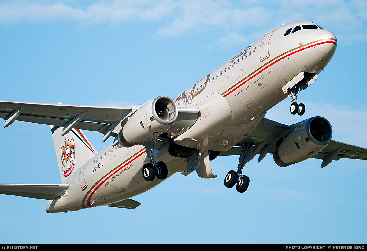 Aircraft Photo of A6-EIL | Airbus A320-232 | Etihad Airways | AirHistory.net #128841