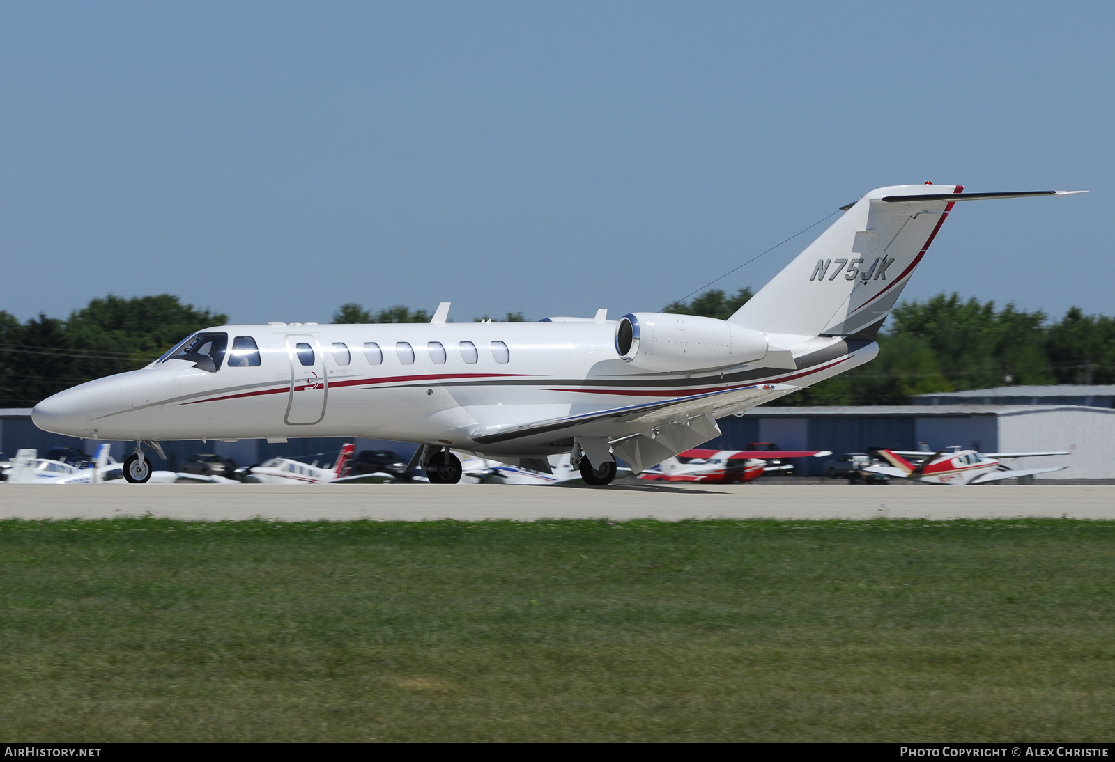 Aircraft Photo of N75JK | Cessna 525B CitationJet CJ3 | AirHistory.net #128873
