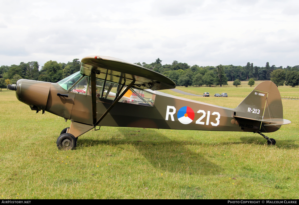 Aircraft Photo of OO-OAA / R-213 | Piper L-21A Super Cub | Netherlands - Air Force | AirHistory.net #128879