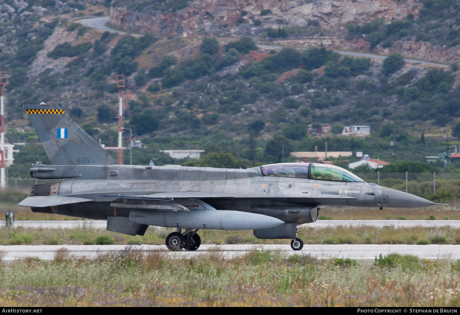 Aircraft Photo of 605 | General Dynamics F-16D Fighting Falcon | Greece - Air Force | AirHistory.net #128905