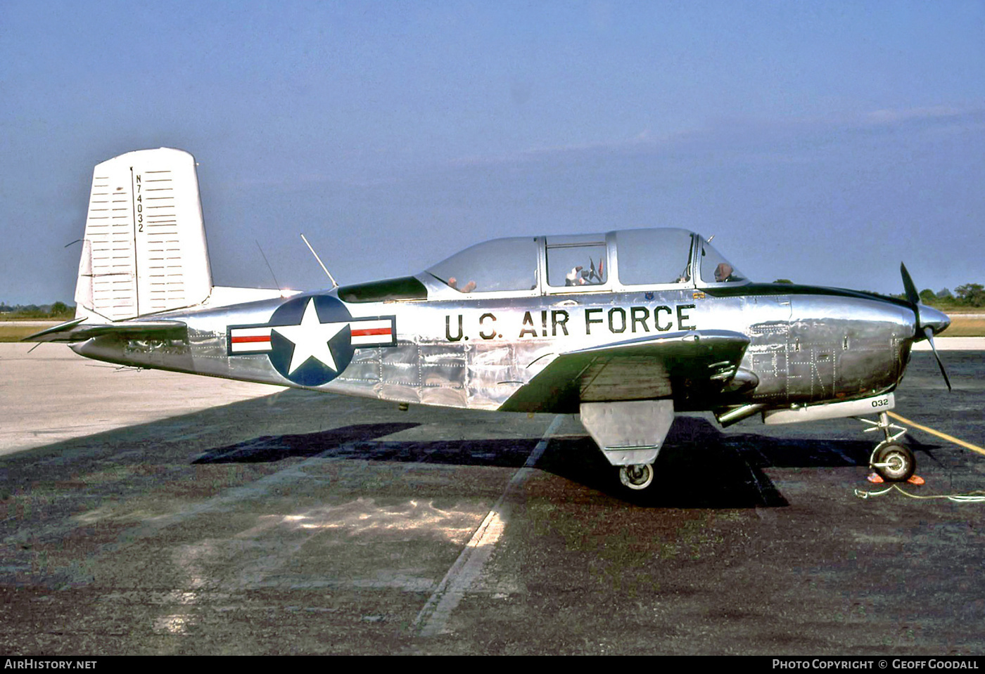 Aircraft Photo of N74032 | Beech T-34A Mentor (A45) | USA - Air Force | AirHistory.net #128960