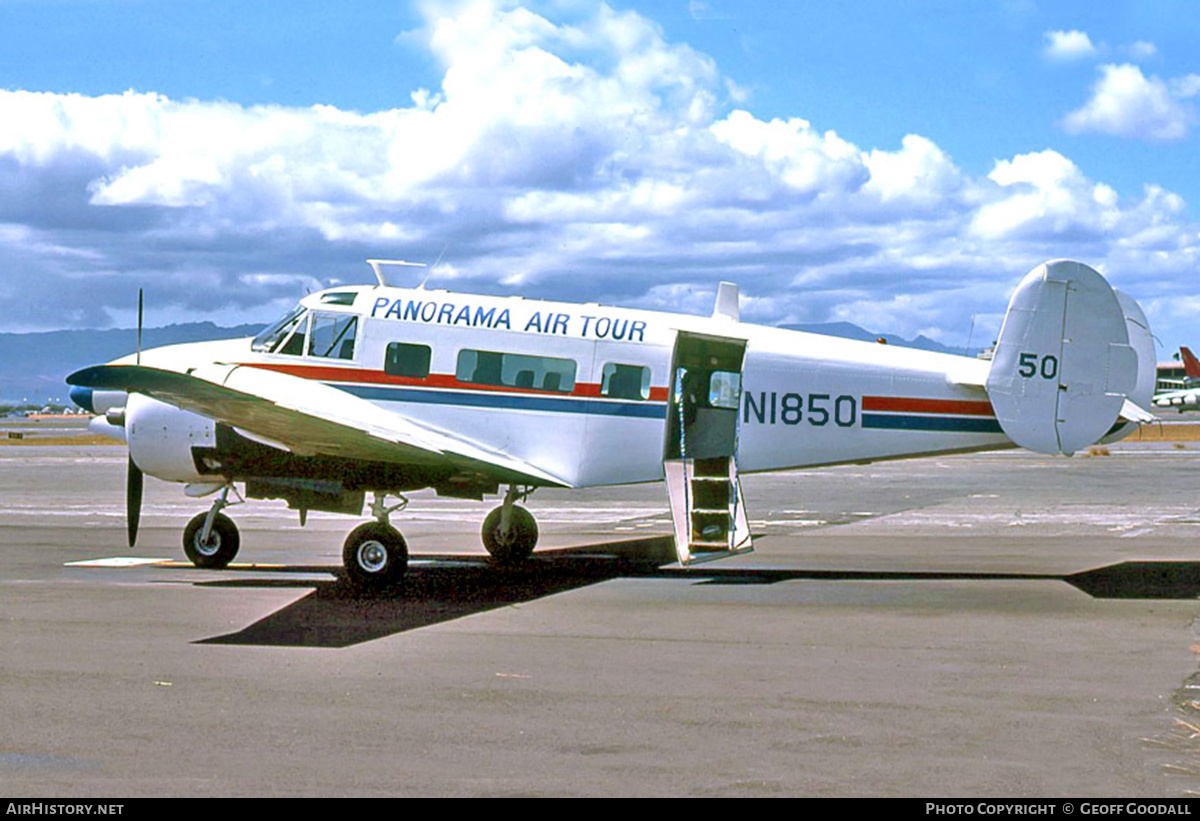 Aircraft Photo of N1850 | Beech E18S/Tri-Gear | Panorama Air Tour | AirHistory.net #128980