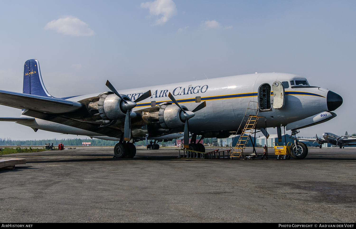 Aircraft Photo of N400UA | Douglas DC-6A | Everts Air Cargo | AirHistory.net #129002