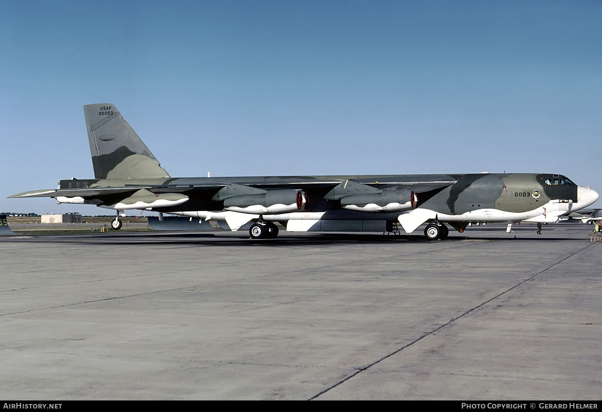 Aircraft Photo of 60-0003 / 00003 | Boeing B-52H Stratofortress | USA - Air Force | AirHistory.net #129003