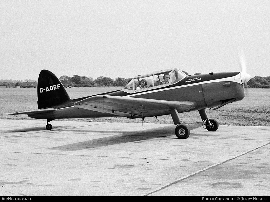 Aircraft Photo of G-AORF | De Havilland DHC-1 Chipmunk Mk22 | Hampshire Aeroplane Club | AirHistory.net #129007
