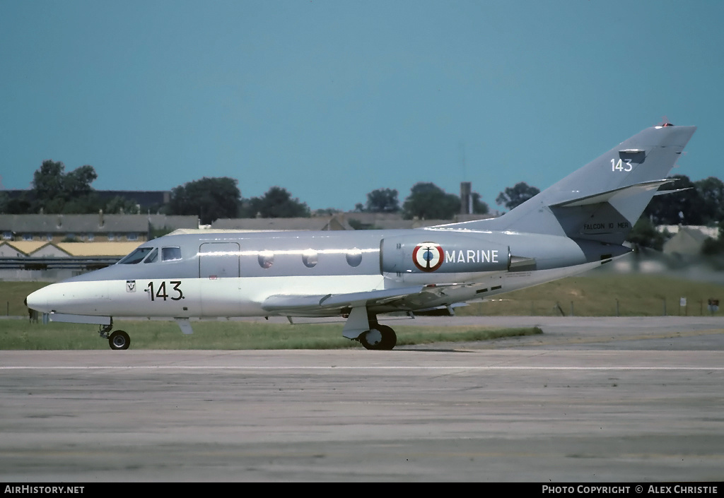 Aircraft Photo of 143 | Dassault Falcon 10MER | France - Navy | AirHistory.net #129016