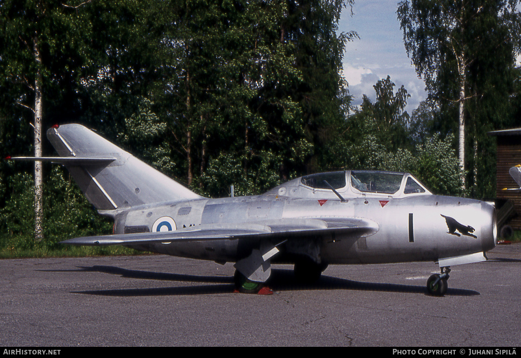 Aircraft Photo of MU-1 | Aero CS-102 (MiG-15UTI) | Finland - Air Force | AirHistory.net #129020
