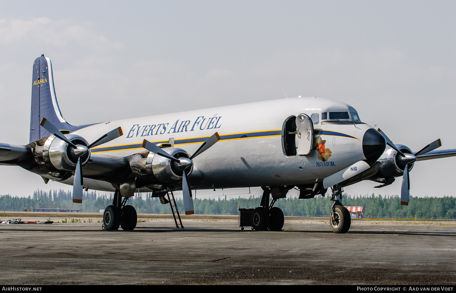 Aircraft Photo of N7780B | Douglas DC-6A | Everts Air Fuel | AirHistory.net #129021
