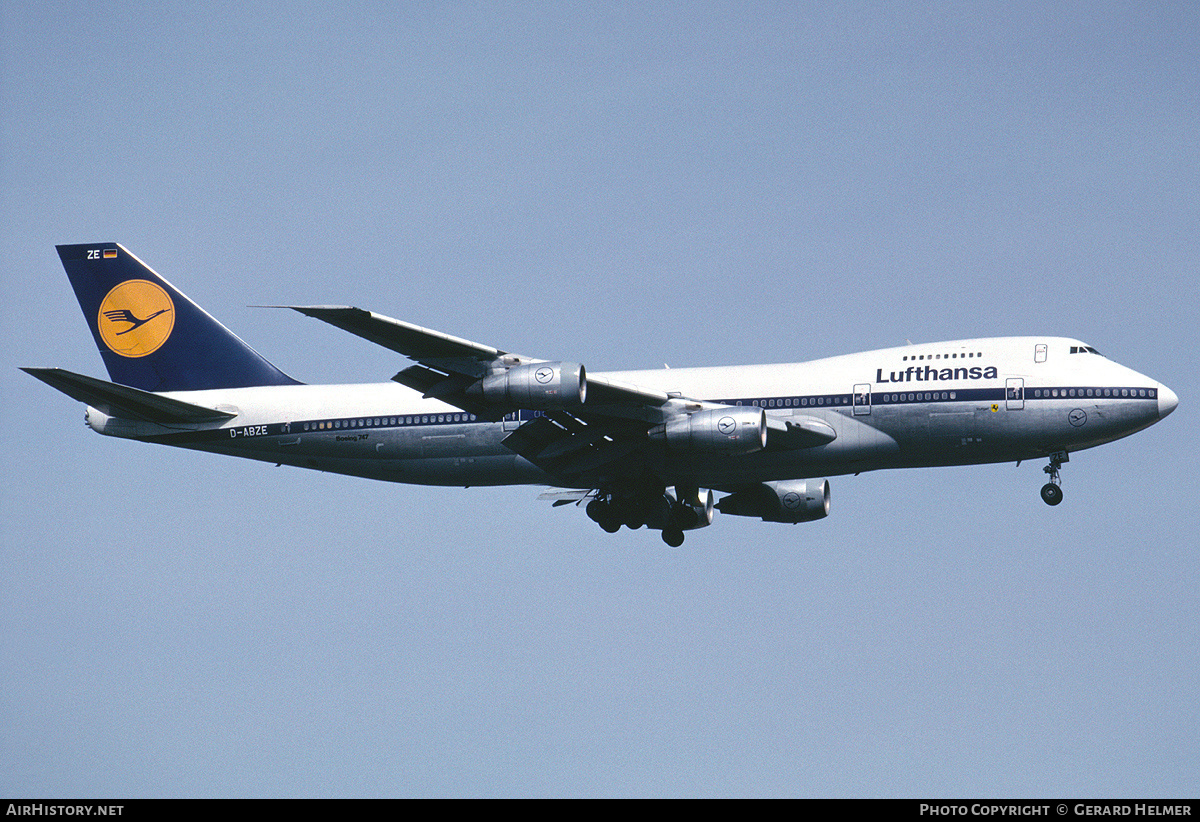 Aircraft Photo of D-ABZE | Boeing 747-230B | Lufthansa | AirHistory.net #129046