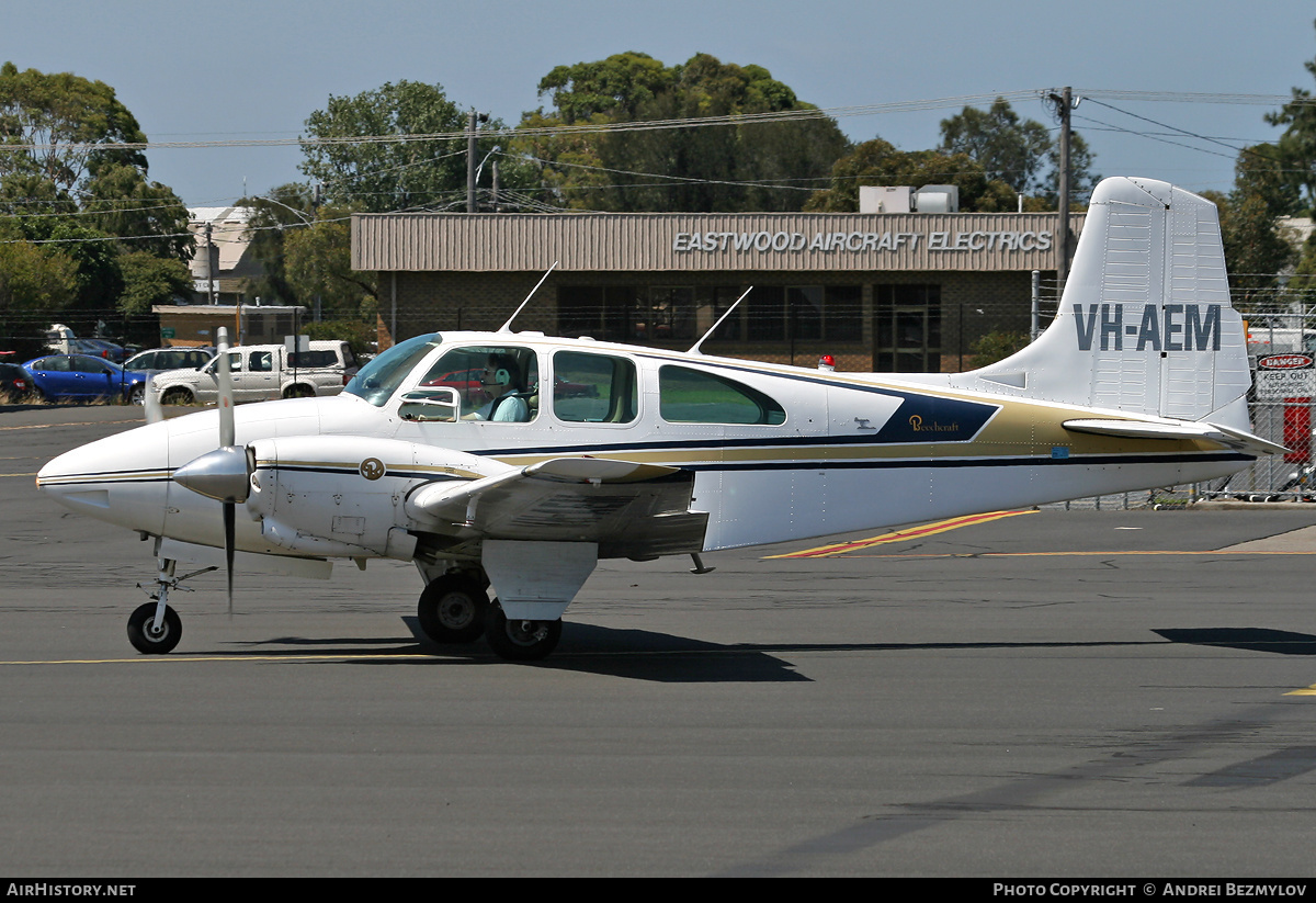 Aircraft Photo of VH-AEM | Beech D95A Travel Air | AirHistory.net #129048