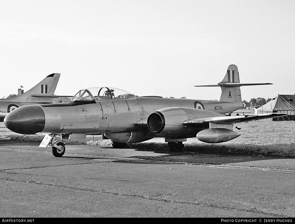 Aircraft Photo of WS744 | Gloster Meteor NF(T)14 | UK - Air Force | AirHistory.net #129053
