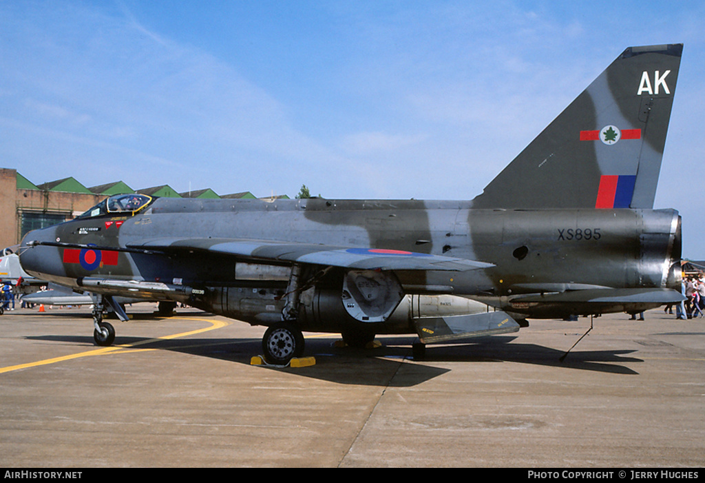 Aircraft Photo of XS895 | English Electric Lightning F6 | UK - Air Force | AirHistory.net #129096