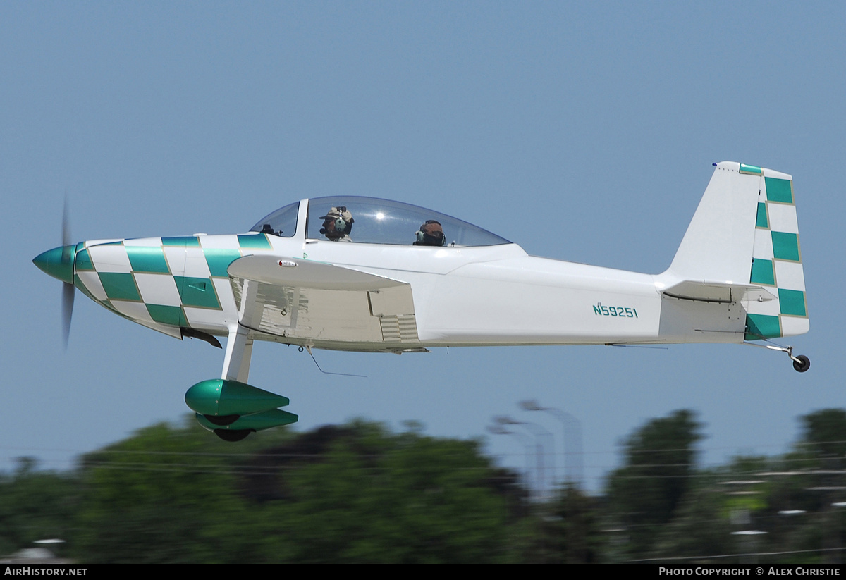 Aircraft Photo of N59251 | Van's RV-8 | AirHistory.net #129154