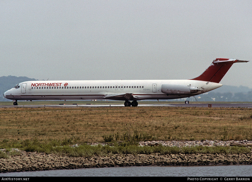 Aircraft Photo of N314RC | McDonnell Douglas MD-82 (DC-9-82) | Northwest Airlines | AirHistory.net #129173