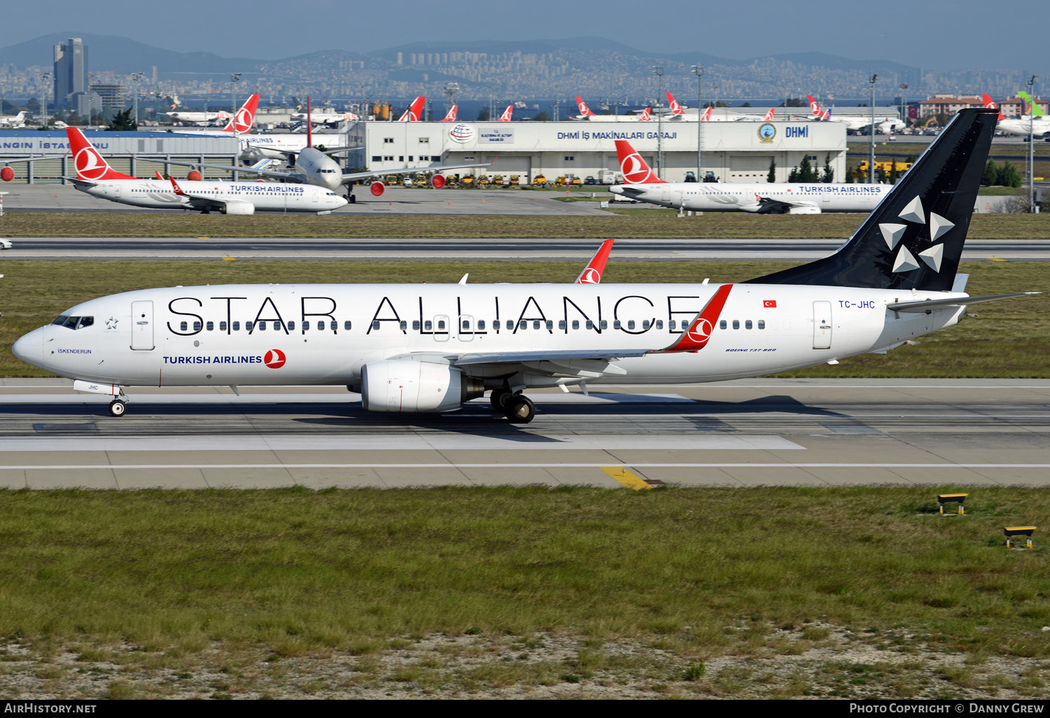 Aircraft Photo of TC-JHC | Boeing 737-8F2 | Turkish Airlines | AirHistory.net #129193