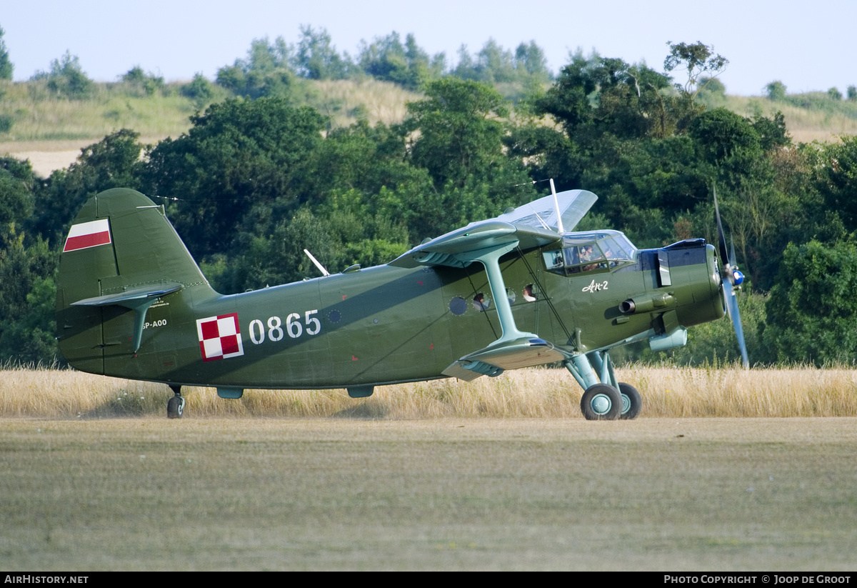 Aircraft Photo of SP-AOO / 0865 | Antonov An-2T | Poland - Air Force | AirHistory.net #129205