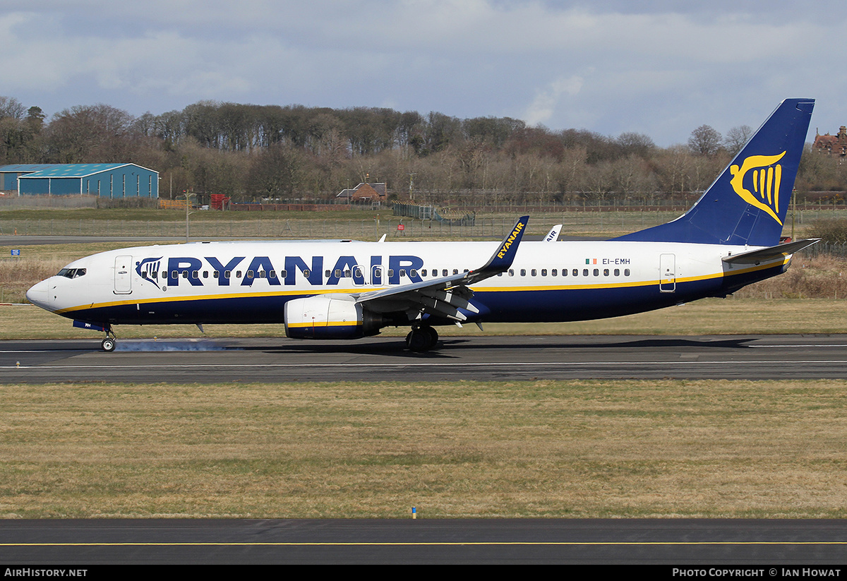 Aircraft Photo of EI-EMH | Boeing 737-8AS | Ryanair | AirHistory.net #129223