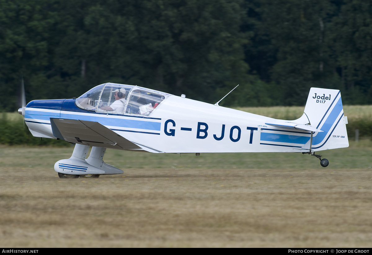 Aircraft Photo of G-BJOT | SAN Jodel D-117 | AirHistory.net #129252