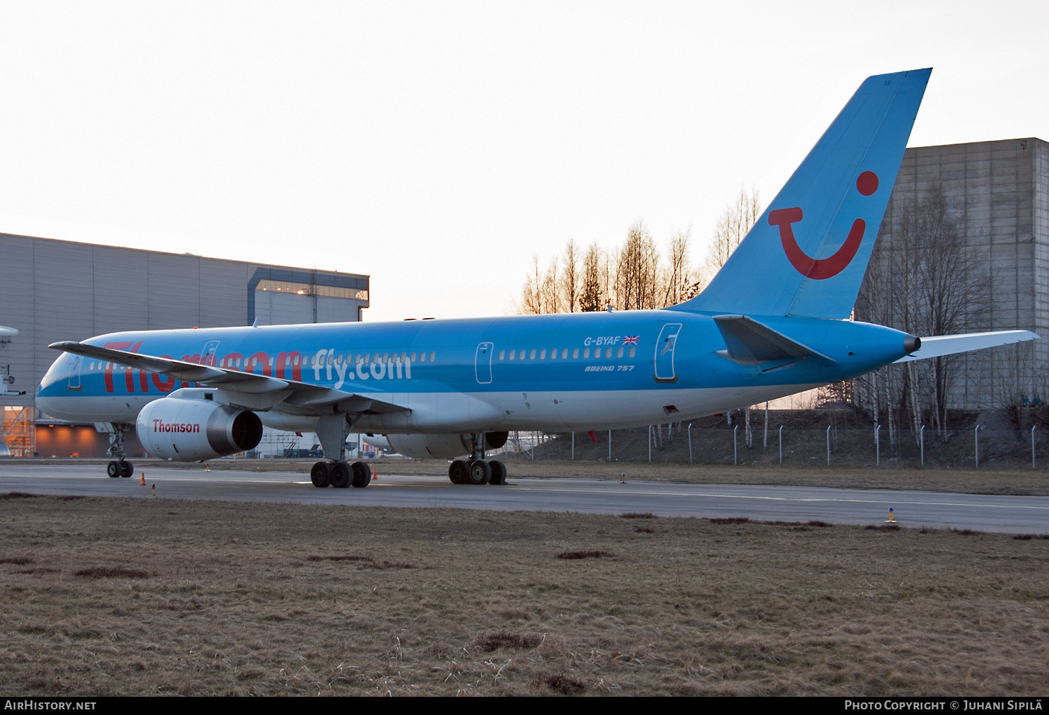 Aircraft Photo of G-BYAF | Boeing 757-204 | Thomsonfly | AirHistory.net #129257